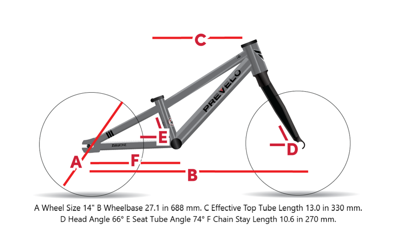 Prevelo Zulu One 14 Inch Kids Complete Bike Go-Go Grey-5